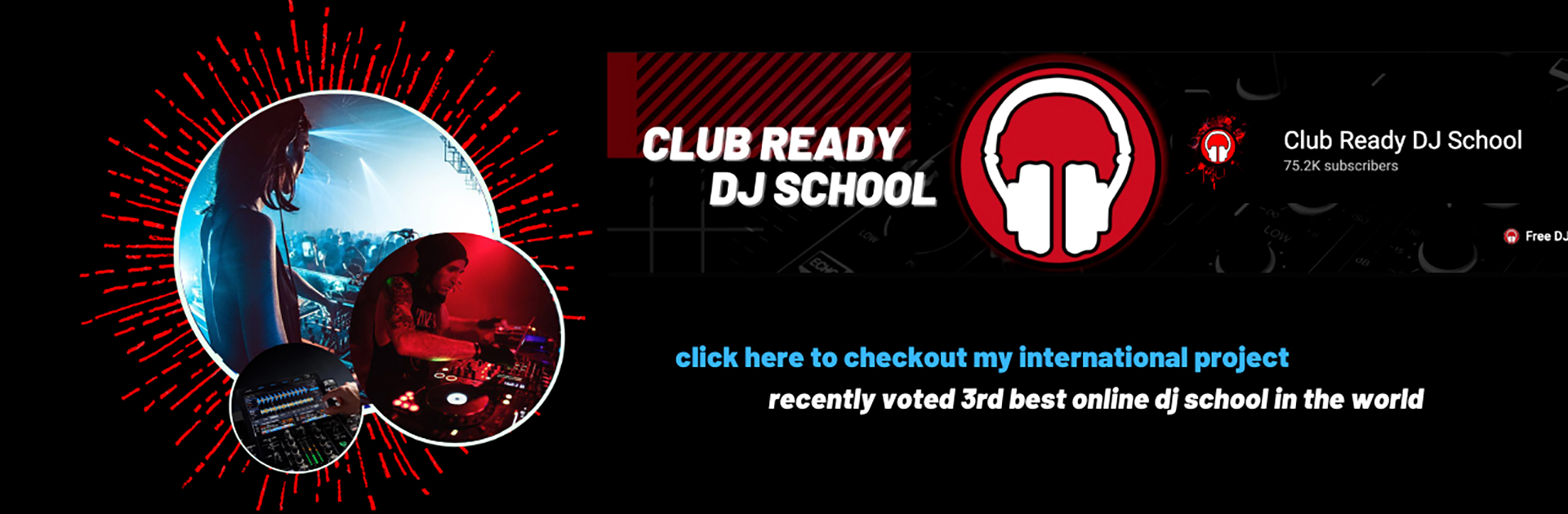 Club Ready DJ School YouTube Channel